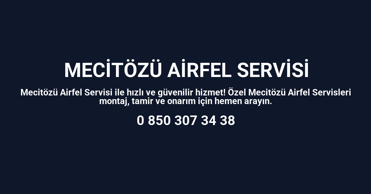 Mecitözü Airfel Servisi